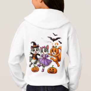 Dancing Animals in Halloween Costumes Hoodie