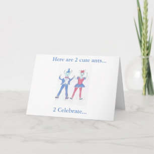 Dancing Ants Children's Birthday Card