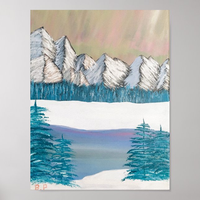 Dancing Aurora Poster (Front)