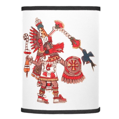 Dancing Aztec shaman warrior Lamp Shade