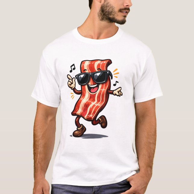 Dancing Bacon T-Shirt (Front)