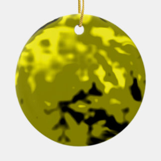 Dancing Ball Gold Yellow Trans MUSEUM Zazzle Gifts Ceramic Ornament