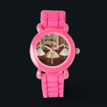 Dancing Ballerina and Nutcracker Watch<br><div class="desc">Beautiful dancing ballerina unique digital art wrist watch. This lovely ballet watch features dancing ballerinas and nutcrackers in a ballroom digital artwork. A beautiful watch for a ballerina, or anyone who loves ballet, dance, performing arts and nutcrackers too! This design is available in our shop on many wonderful items! For...</div>