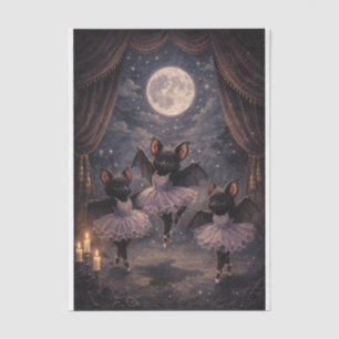 Dancing Ballerina Bats Tissue Paper
