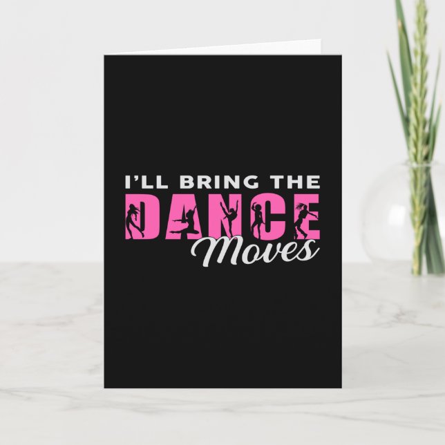 Dancing Ballerina Dance Queen Dancer Ballet Gift Card (Front)