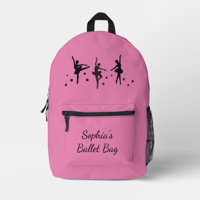 Dancing Ballet Design Back Pack (Front)