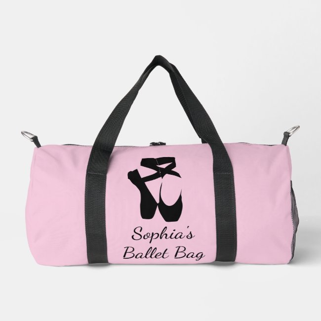 Dancing Ballet Design Duffel Bag
