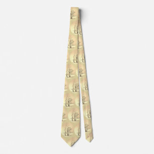 Dancing Ballet Shoes Vintage Look Ballerina Neck Tie