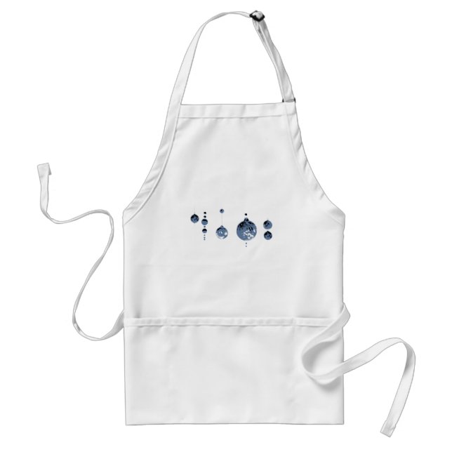 Dancing Balls Grey 2 Transp MUSEUM Zazzle Gifts Adult Apron (Front)