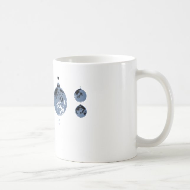 Dancing Balls Grey 2 Transp MUSEUM Zazzle Gifts Coffee Mug (Right)