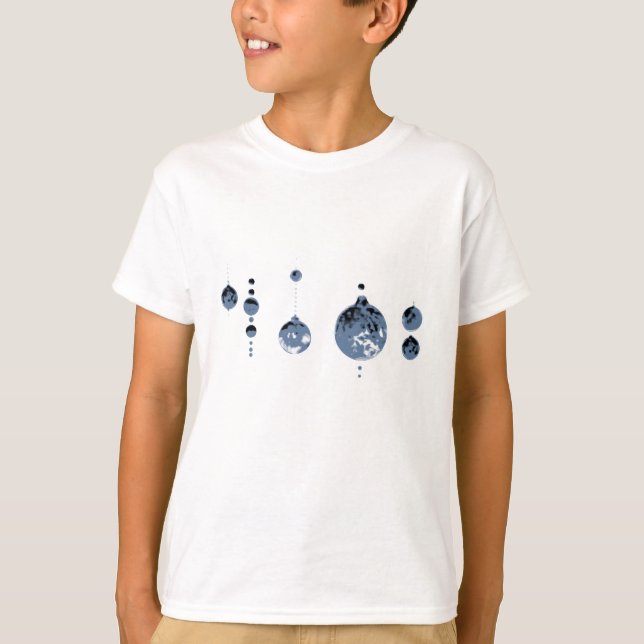 Dancing Balls Grey 2 Transp MUSEUM Zazzle Gifts T-Shirt (Front)