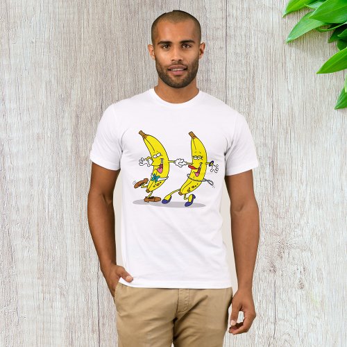 Dancing Bananas Mens T_Shirt