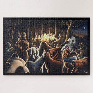 Dancing Bears Art Puzzles - Bear Painting Puzzles