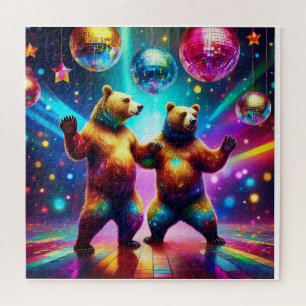 Dancing Bears At The Disco Jigsaw Puzzle