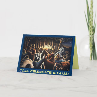 Dancing Bears Card Bear Art Print Invitation Cards