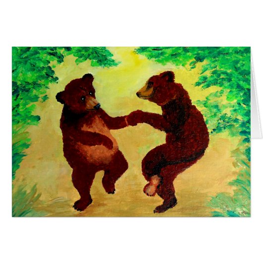 Dancing Bears Cards (Front Horizontal)