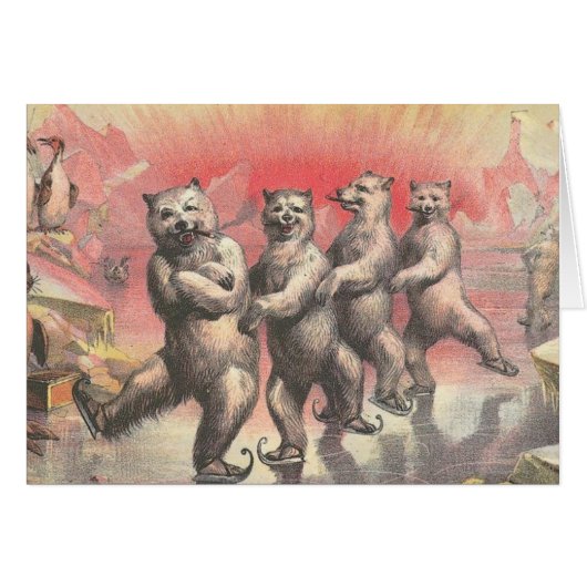 Dancing Bears Cards (Front Horizontal)