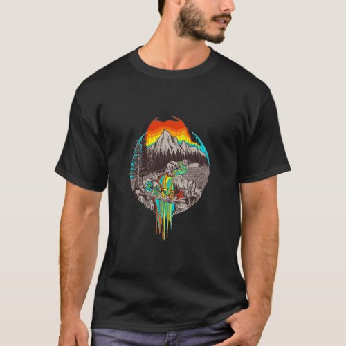 Dancing Bears Graphic Colorful T shirt Gift