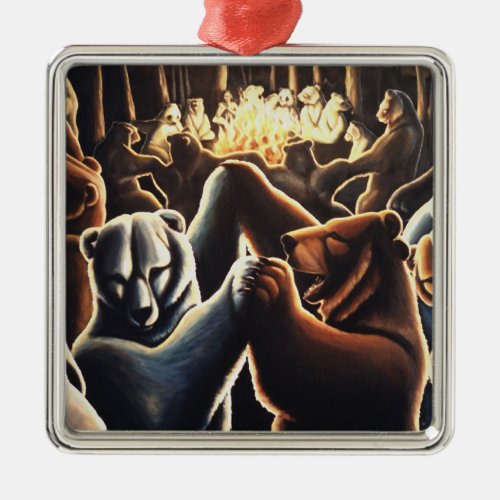 Dancing Bears Ornament Multicultural Love Gifts