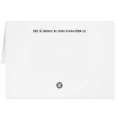 Dancing Bears Painting Card Art Print Cards (Back Horizontal)