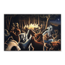 Dancing Bears Painting Prints Bear Art Posters