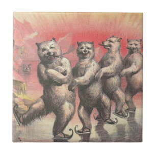 Dancing Bears Tile