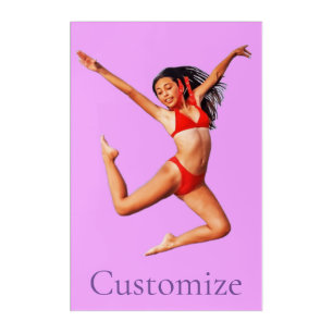 Dancing Bikini Model Thunder_Cove Acrylic Print