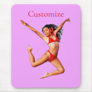 Dancing Bikini Model Thunder_Cove Mouse Pad