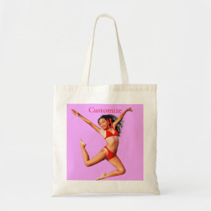 Dancing Bikini Model Thunder_Cove Tote Bag