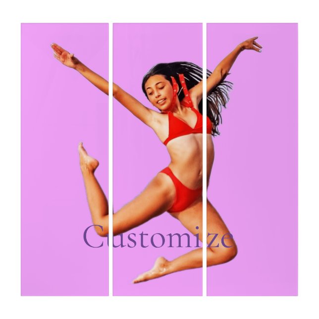 Dancing Bikini Model Thunder_Cove Triptych (Front)