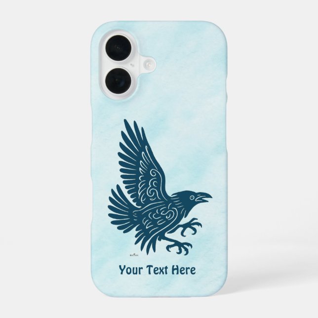 Dancing Blue Raven Iphone Case (Back)