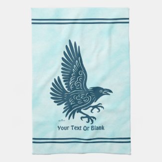 Dancing Blue Raven