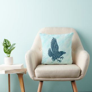 Dancing Blue Raven