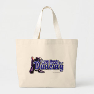 Dancing Boots Large Tote Bag
