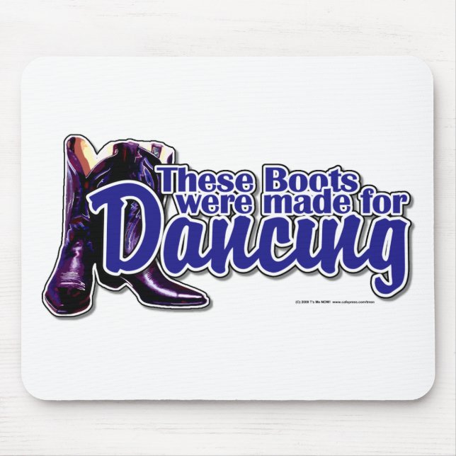 Dancing Boots Mouse Pad (Front)