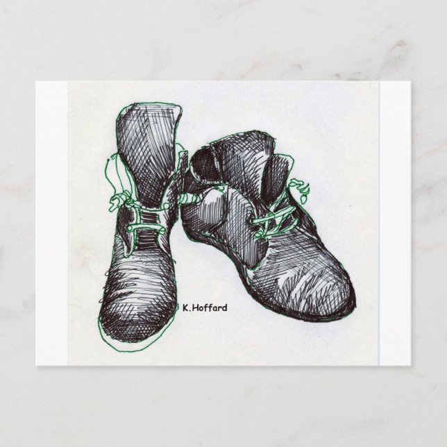 Dancing Boots Postcard (Front)