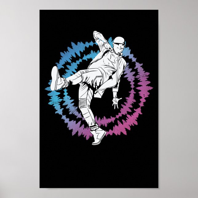 dancing breakdance Beat Poster (Front)