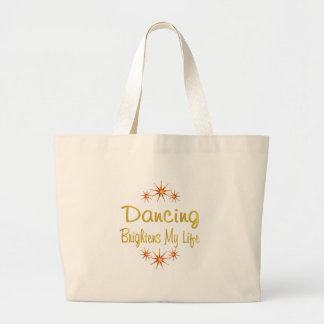 Dancing Brightens My Life Large Tote Bag