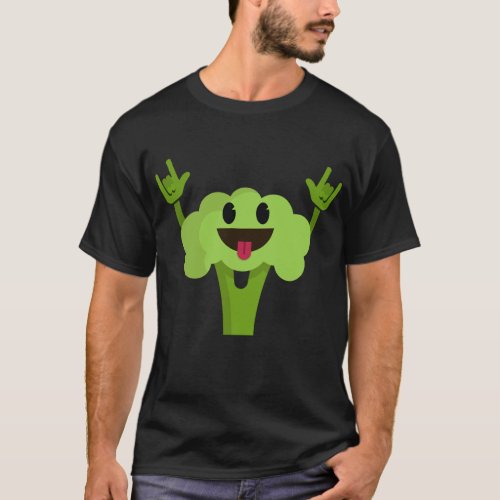 Dancing Broccoli Funny Vegetable Dancer Vegan Humo T_Shirt