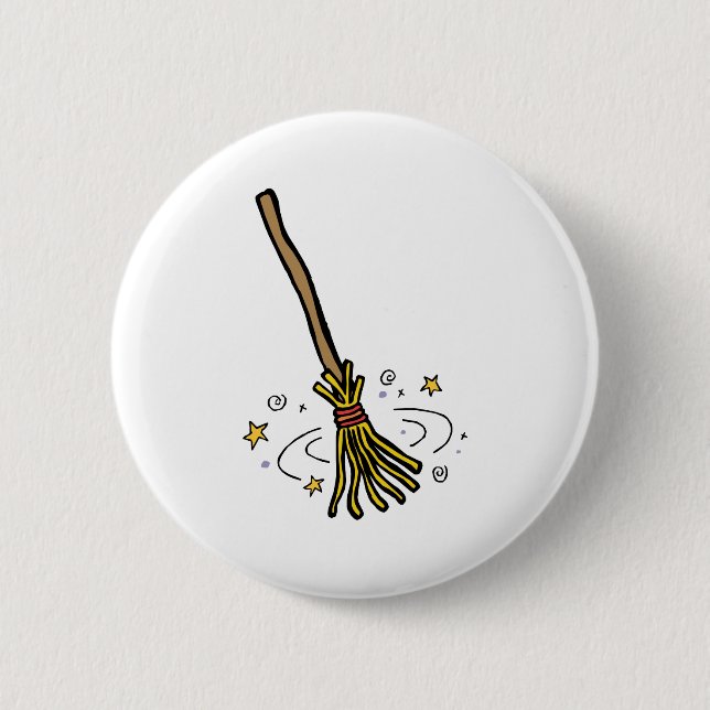 Dancing Broom Button (Front)