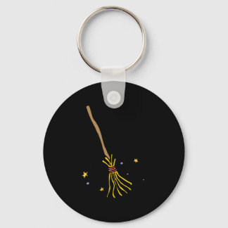 Dancing Broom Keychain