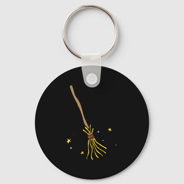 Dancing Broom Keychain (Front)