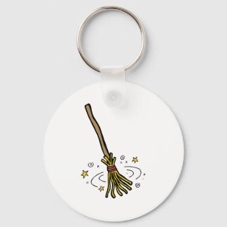 Dancing Broom Keychain