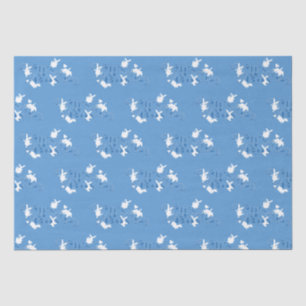 Dancing Bunnies It's a Boy! Blue Tissue Paper