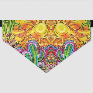Dancing Cactus Doggy  Pet Bandana Collar