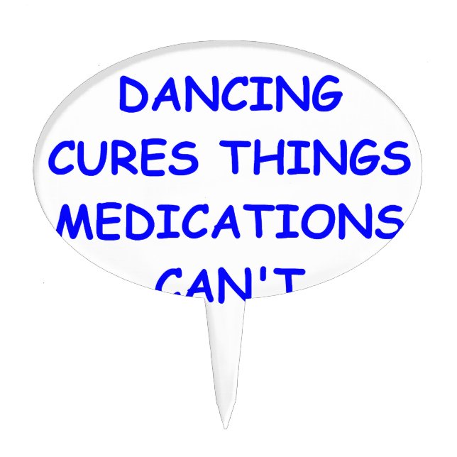 DANCING CAKE TOPPER (Front)