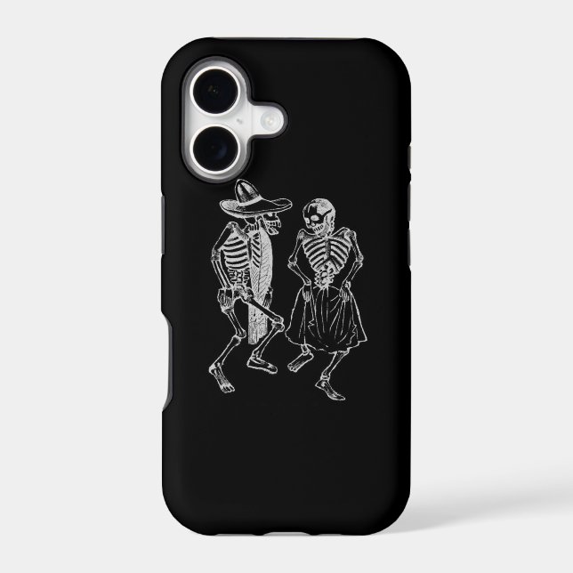 Dancing Calavera Posada Case-Mate iPhone Case (Back)