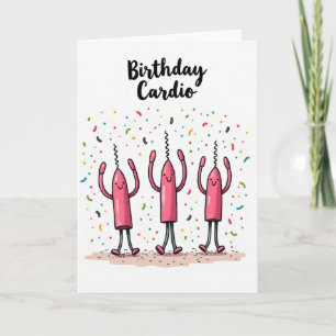 Dancing Candle Celebration Card
