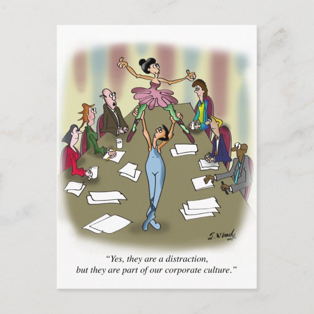 Dancing Cartoon 9386 Postcard (Front)