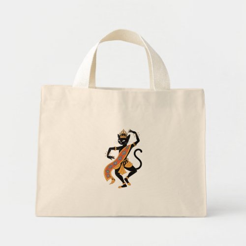 Dancing Cat King Tote Bag